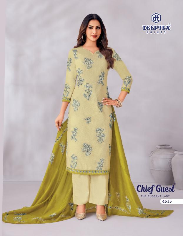 Deeptex chief guest vol 45 cotton dress material wholesale jetpur gujarat
